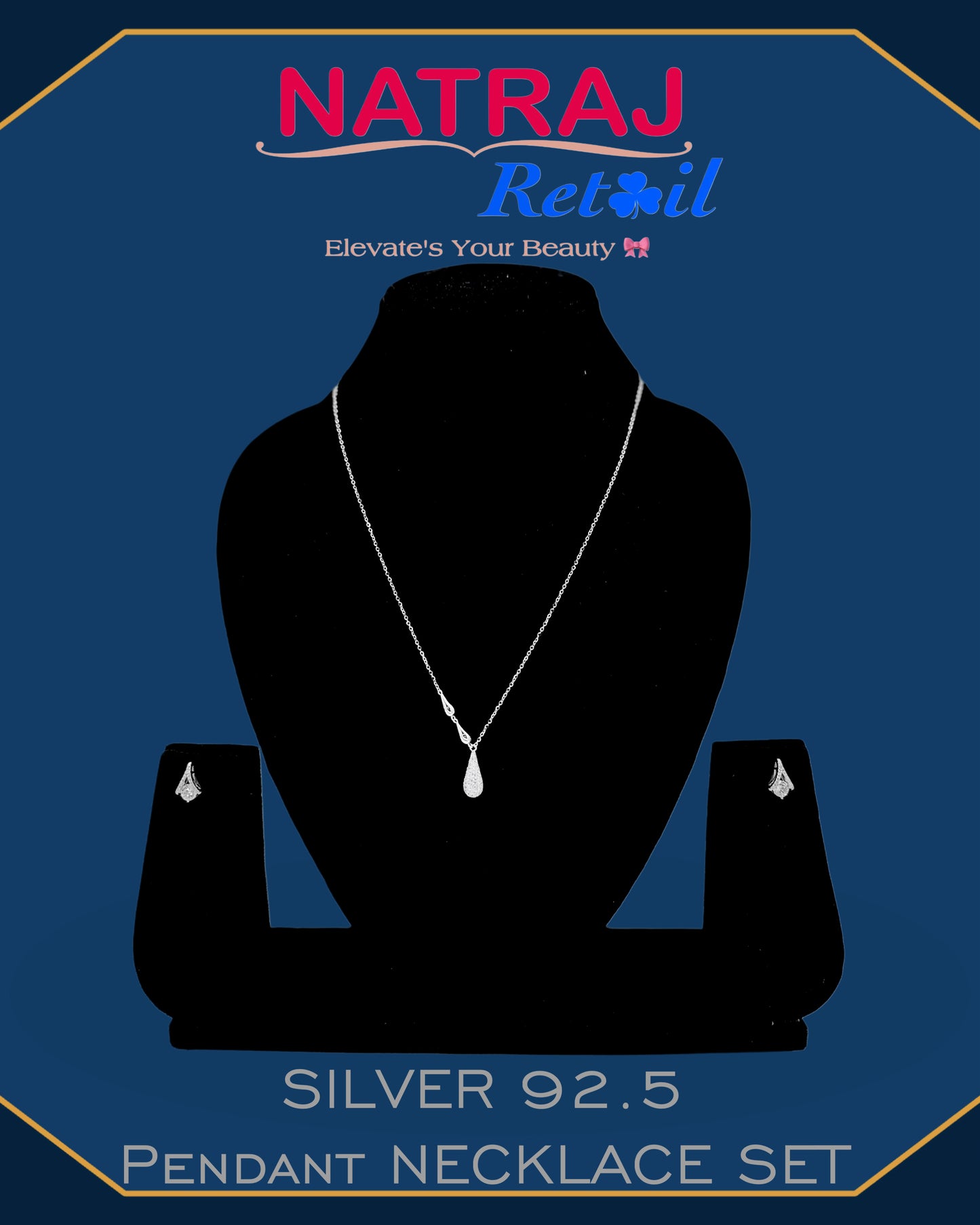 STERLING SILVER 92.5 PENDANT SET 02
