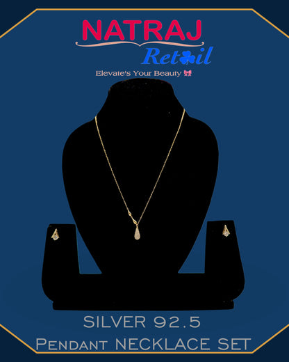 STERLING SILVER 92.5 PENDANT SET 02