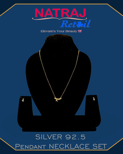 STERLING SILVER 92.5 PENDANT SET 01