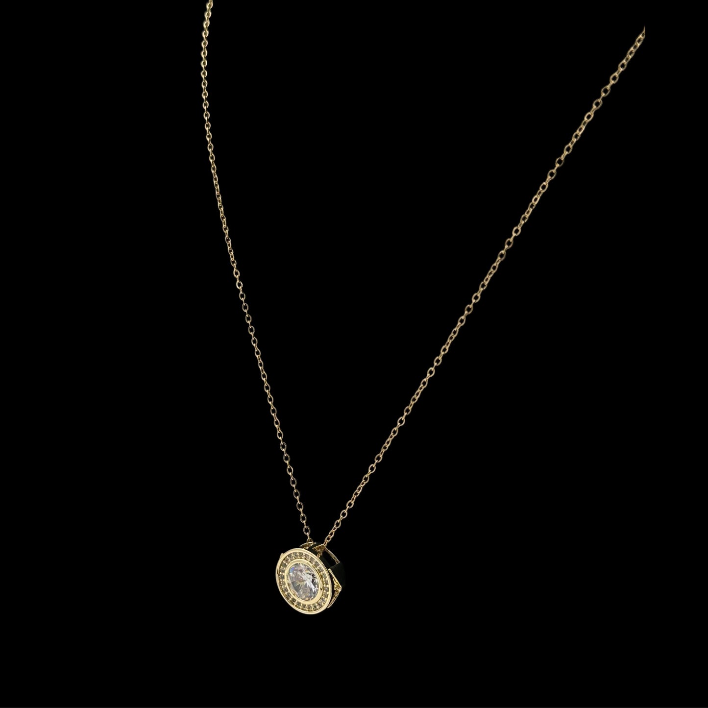 American Diamond Baojin Luxury Pendant Necklace